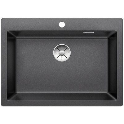 Blanco Pleon 8 kjøkkenvask i Silgranit PuraDur granittkompositt, antrasitt farge, 700x510 mm – 523043