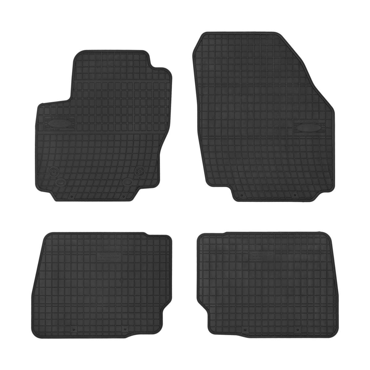 Frogum gummimatter til Ford Mondeo IV (2007-2014) – svart, 4 stk., sidekant 1 cm, vanntett og luktfri