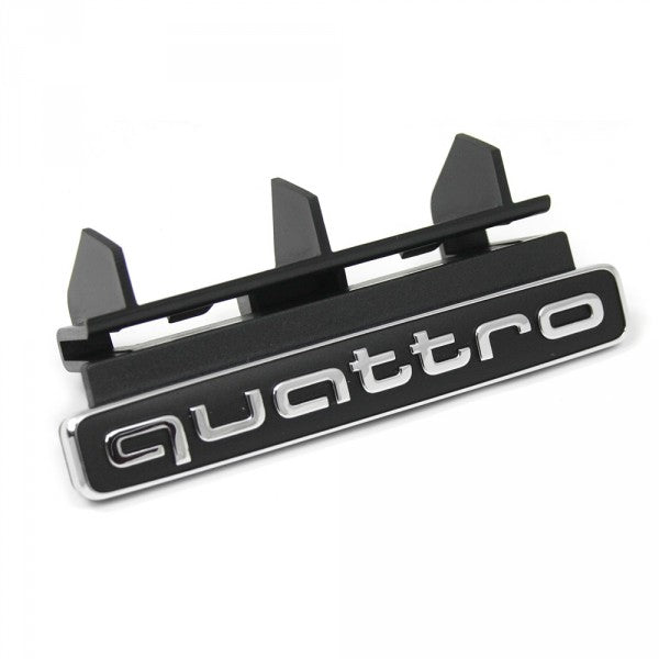 Emblem/logo til Audi Q5 FY Chrome i krom, original fra Genuine Audi AG, til frontgrill