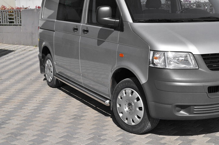 Stigtrinn fra ARP til VW T5 LWB i rustfritt stål med enkel montering