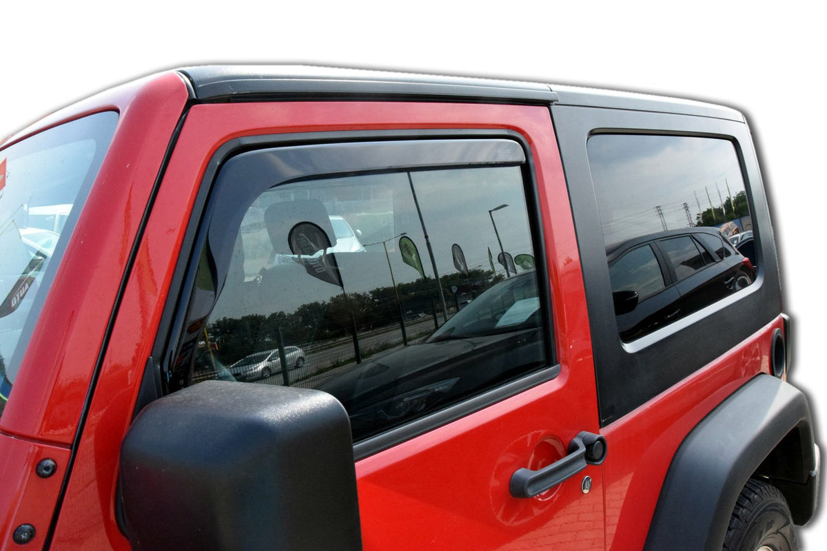 Heko vindavviser til Jeep Wrangler JK – røykfarget