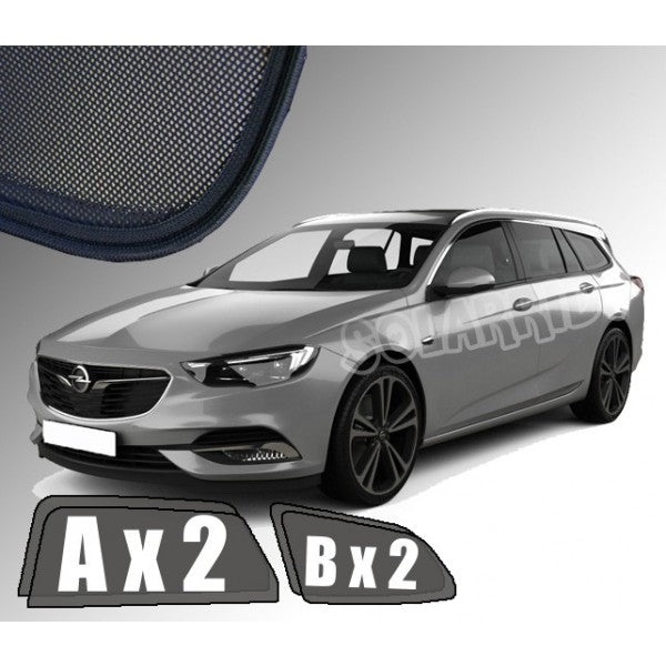 Sr solskjerm i akryl til Opel Insignia B Sports Tourer med enkel montering og vindavviser funksjon