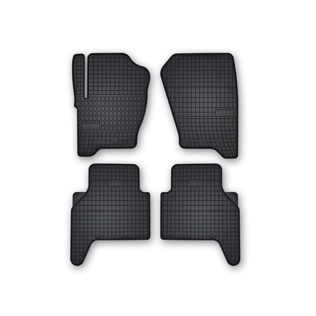 Frogum gummimatter til Land Rover Range Rover Sport L320 2005-2013 – svart, sett med 4, sidekant 1 cm