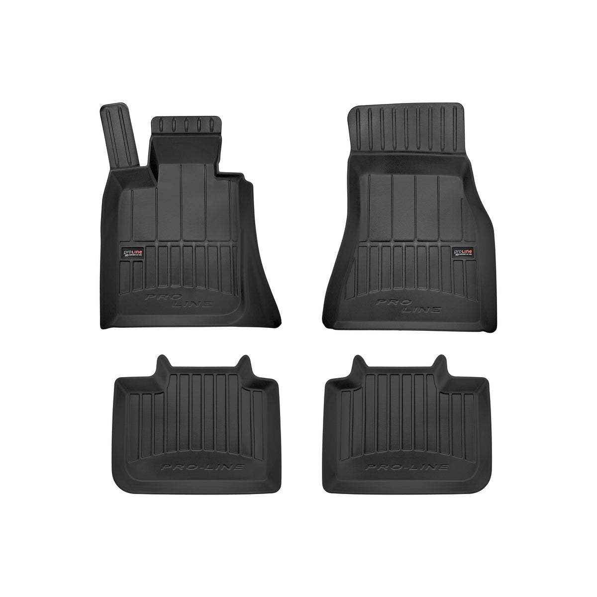 Frogum 3D Premium gulvmatter til BMW 6 Gran Turismo (G32) 2017–2023 – svart TPE med 60mm sidekant