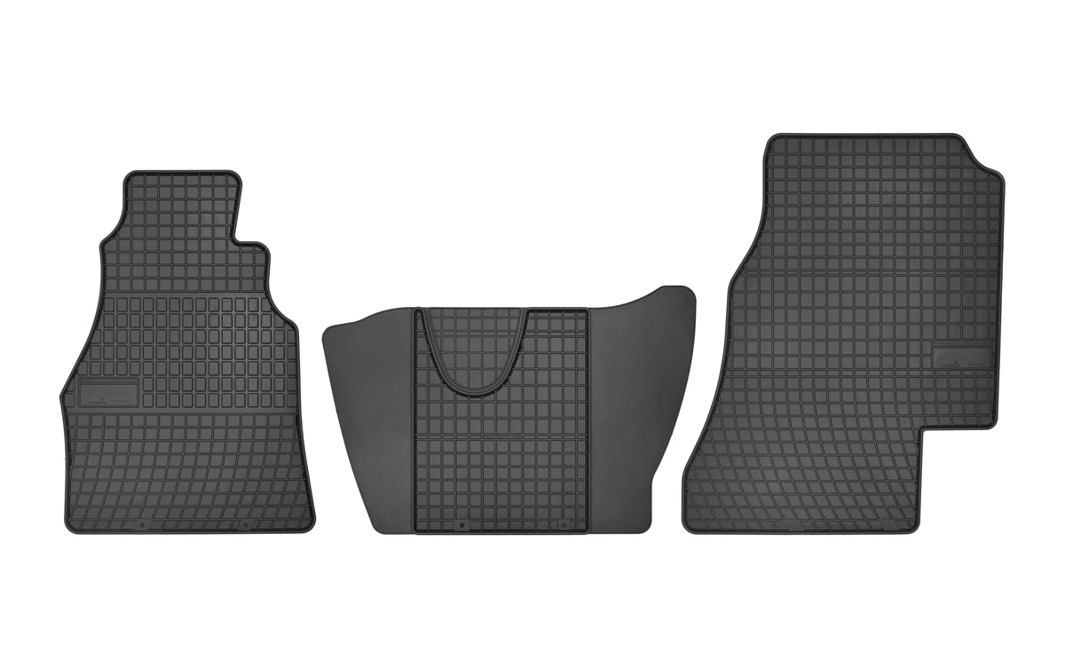 Frogum gummimatter til VW LT (1996–2006) – svart/anthracite, sett med 3, vanntett og slitesterk