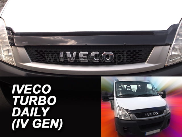 HD panserbeskytter i akryl til Iveco Turbo Daily (2006-2014) med enkel montering og god steinsprutbeskyttelse