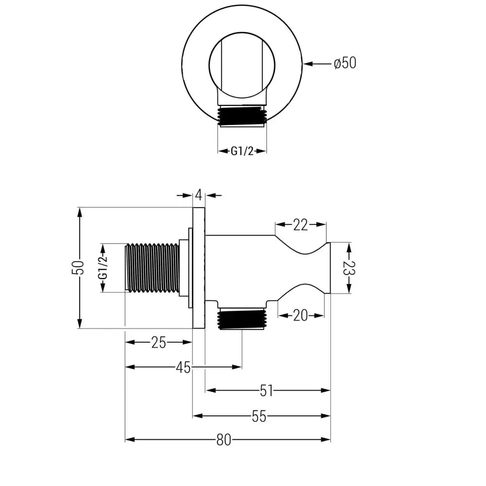 Badekararmatur Innebygd Med 25 Cm Regndusj Rosegull S1 - 8