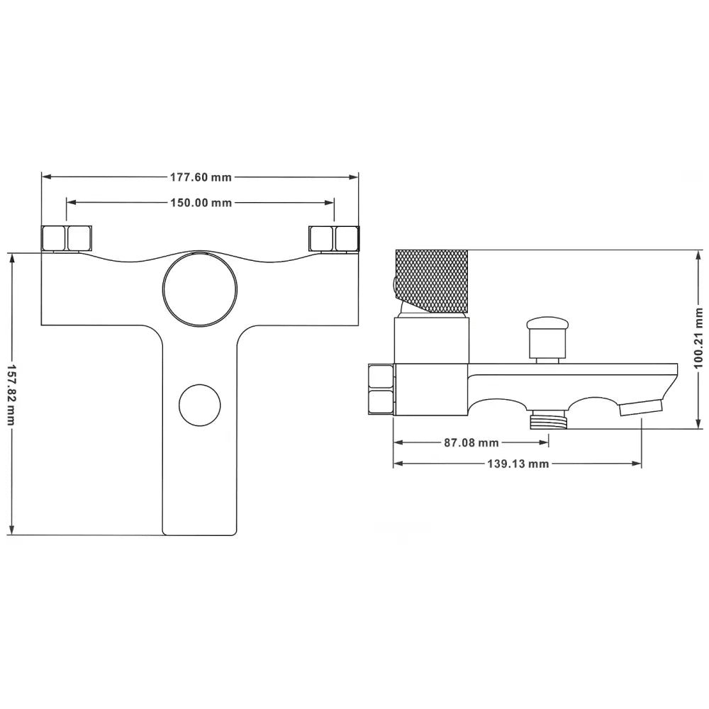 Badekarbatteri Hvit/krom S2 - 2