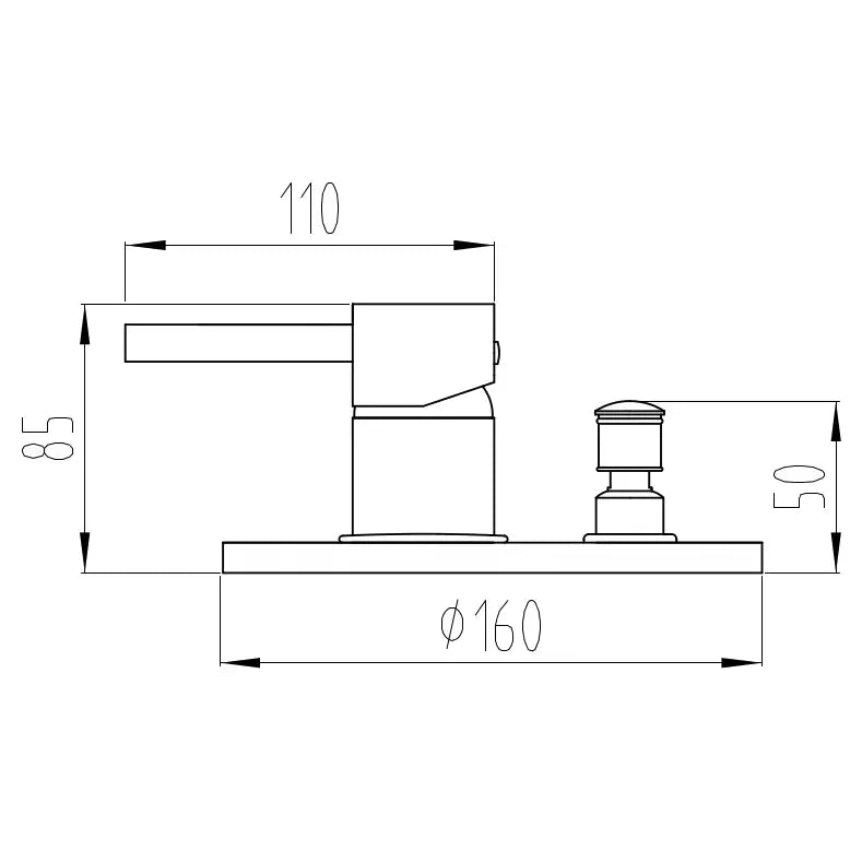 Badekarbatteri Krom S6 - 2