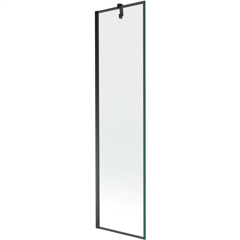 Badekarvegg 1-delt 50x150 Cm Svart Mønster Svart S1 - 1