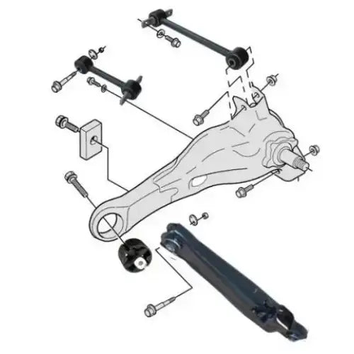 Bærearm Sett bak - Volvo S40 i 95-04 V40 95-04