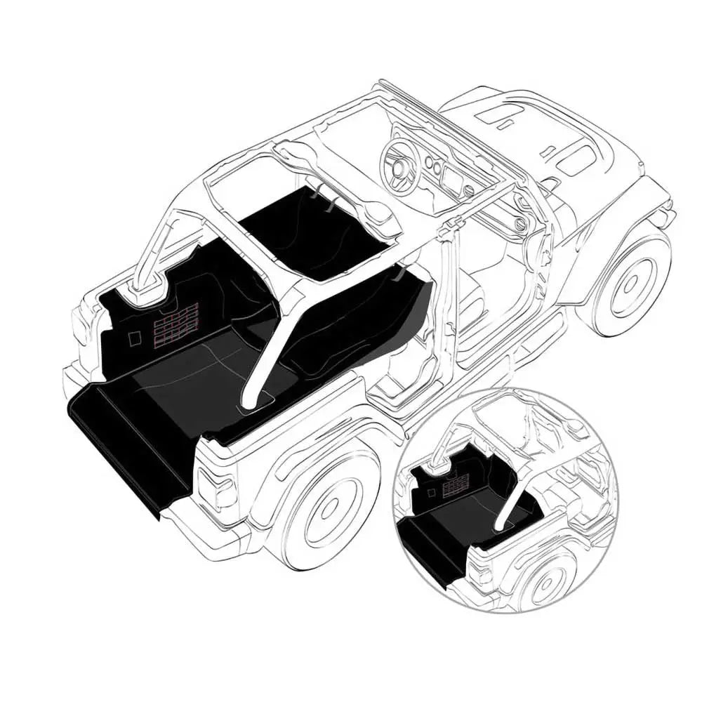 Bagasjeromsmatte Smittybilt G.e.a.r - Jeep Wrangler Jl 4xe 21- - 1