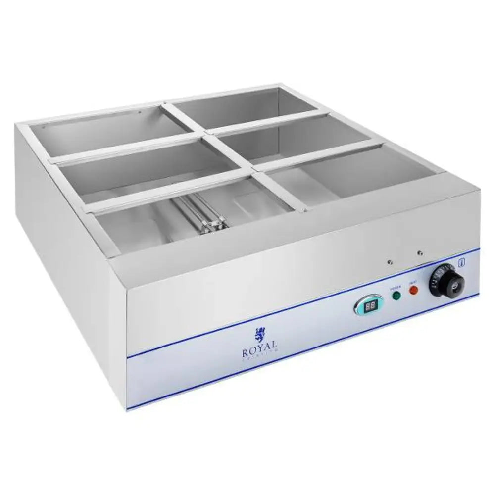 Bain Marie Tørrluftvarmer 6 x Gn 1/3 2000w 230v Royal Catering