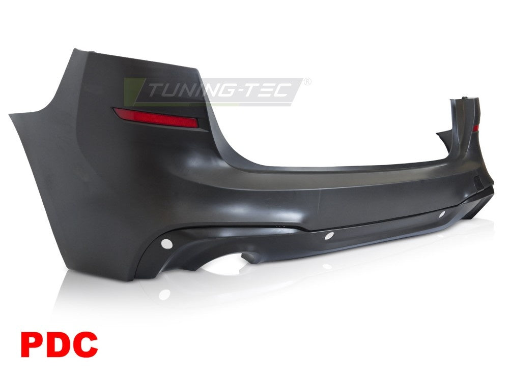 Bakfanger Sport Style til BMW F45 LCI ulakkert med utsparinger for parkeringssensorer