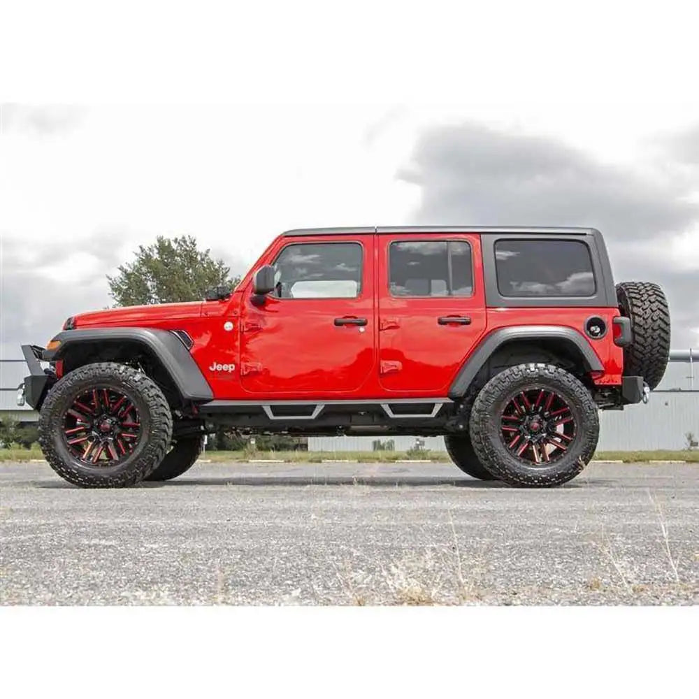 Bakfanger Med Reservehjulmontering - Rough Country Trail - Jeep Wrangler Jl 4xe 21- - 8