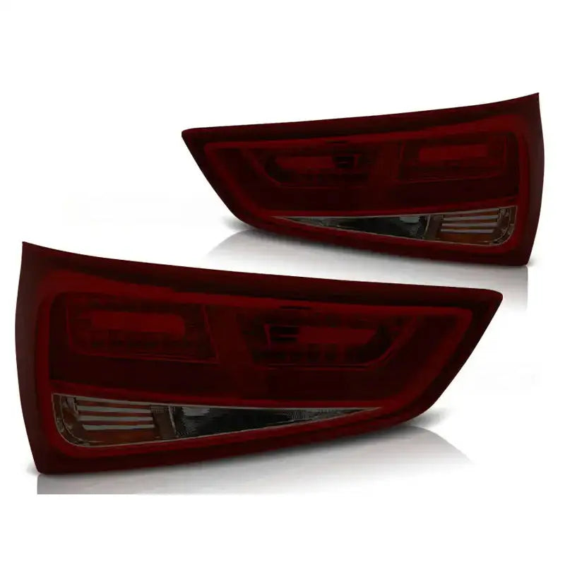 Baklykter Audi A1 2010-12.2014 Red Smoke Led - 2