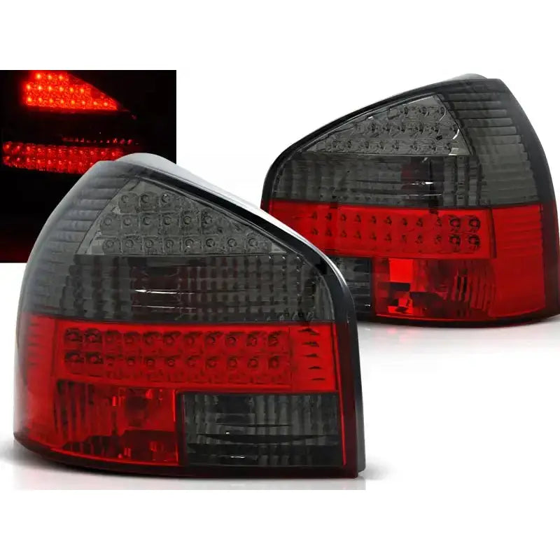 Baklykter Audi A3 08.96-08.00 Red Smoke Led - 1