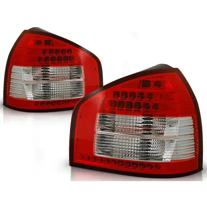 Baklykter Audi A3 08.96-08.00 Red White Led - 2