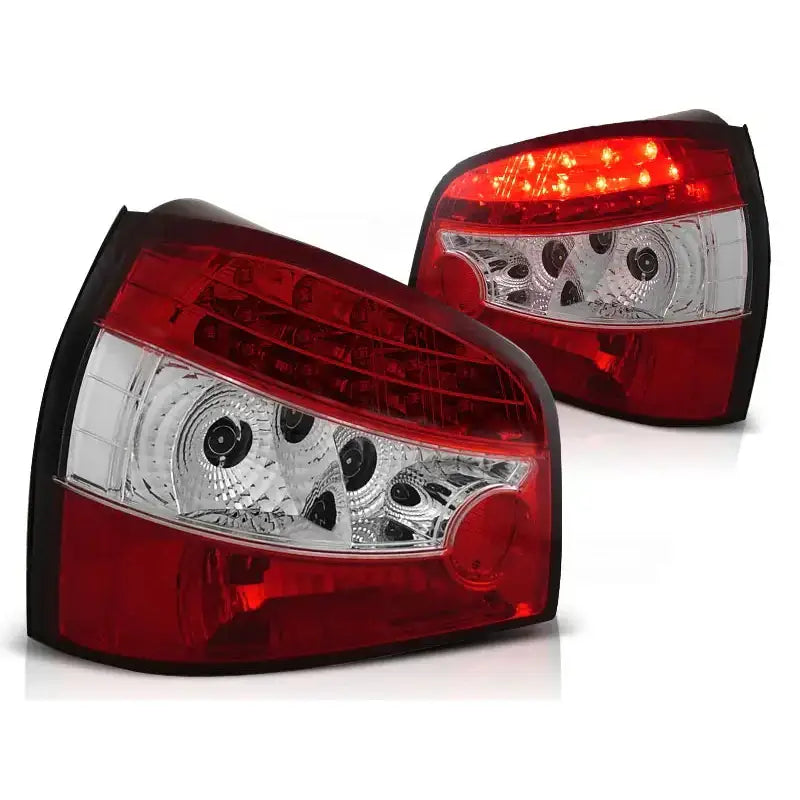 Baklykter Audi A3 09.96- 08.00 Red White Led - 1