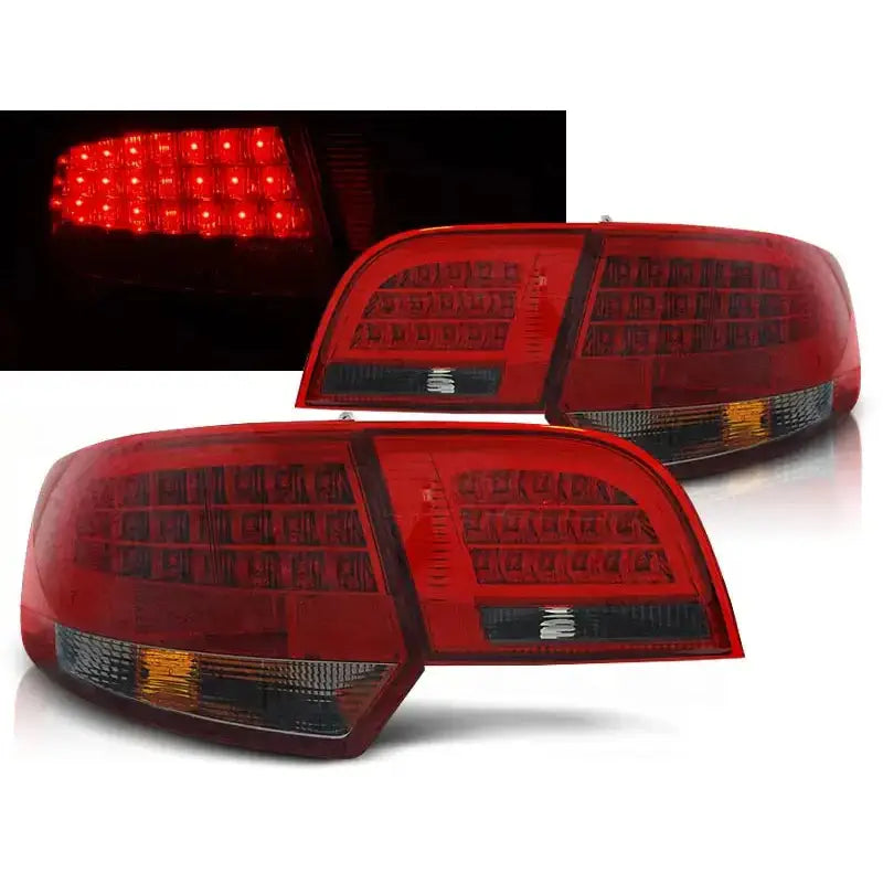 Baklykter Audi A3 8p 04-08 Sportback Red Smoke Led - 1