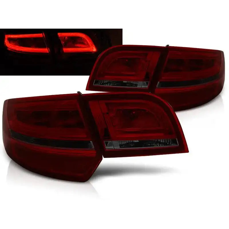 Baklykter Audi A3 8p 04-08 Sportback Red Smoke Led V2 - 1