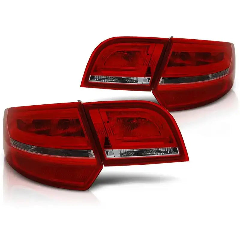 Baklykter Audi A3 8p 04-08 Sportback Red White Led V2 - 2