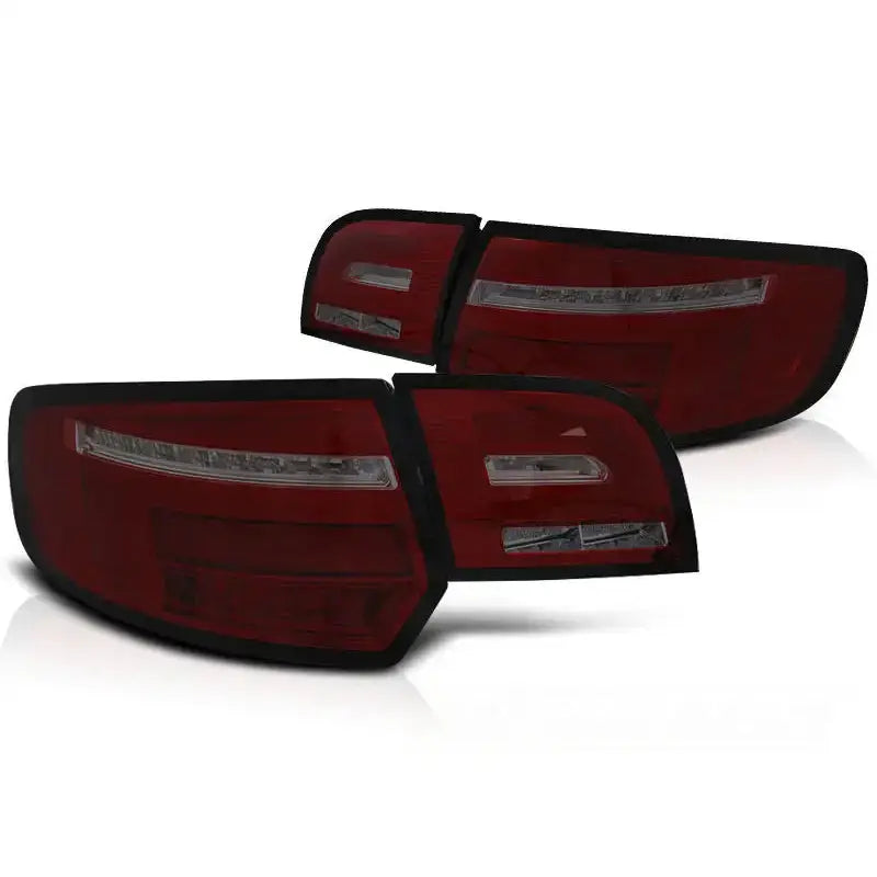 Baklykter Audi A3 8p 5d 08-12 Led Bar Red Smoke Seq - 1