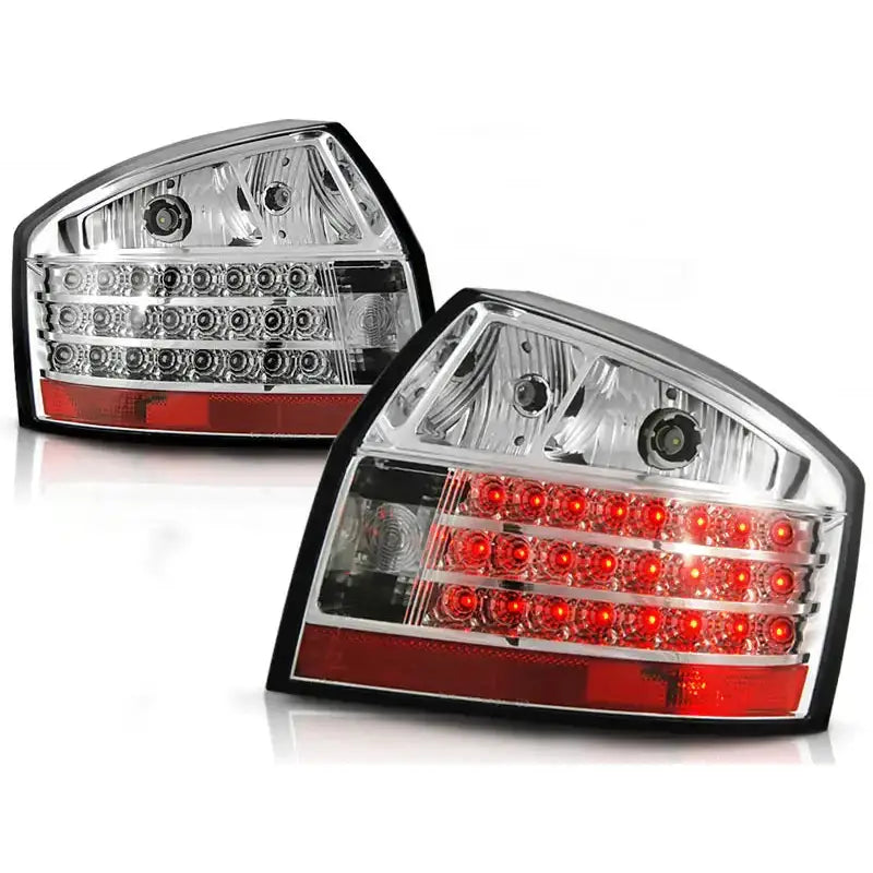 Baklykter Audi A4 10.00-10.04 Chrome Led - 1