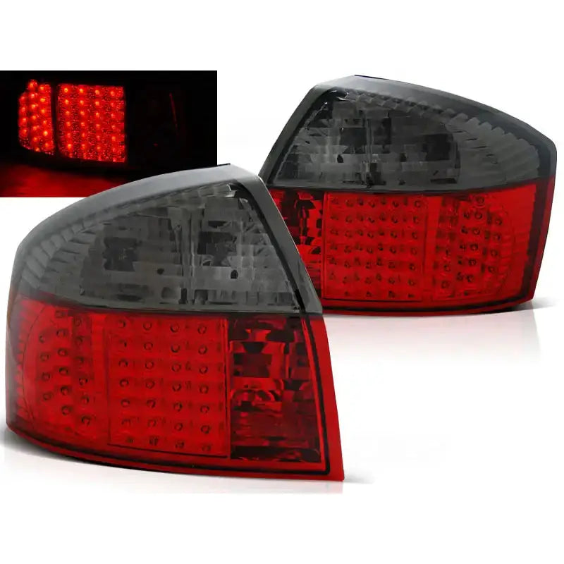 Baklykter Audi A4 10.00-10.04 Red Smoke Led - 1