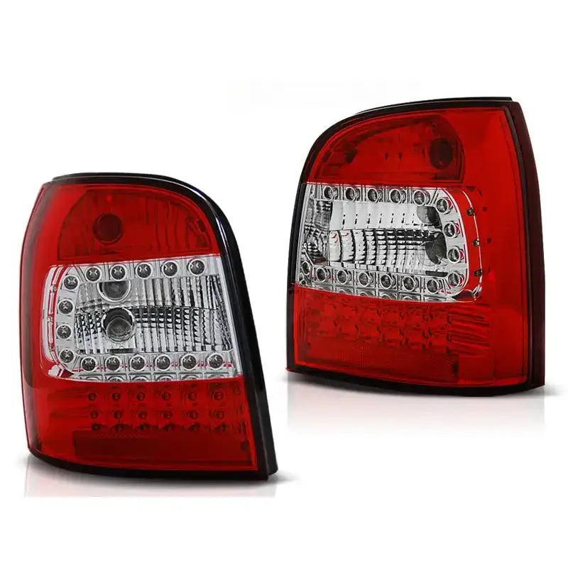 Baklykter Audi A4 94-01 Avant Red White Led - 2