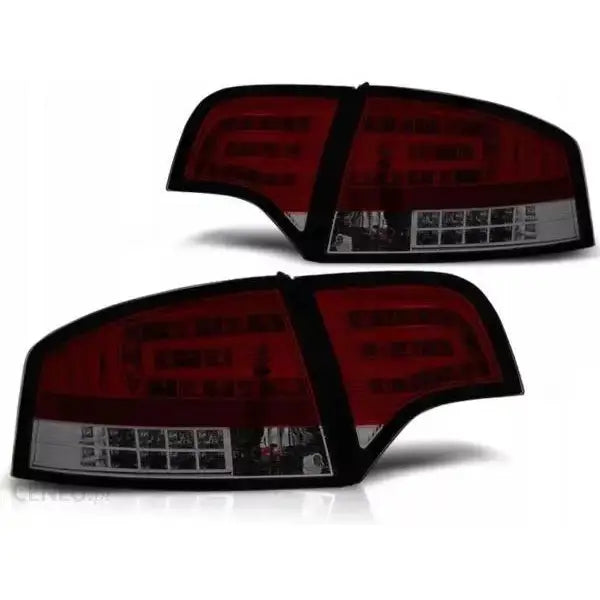 Baklykter Audi A4 B7 11.04-03.08 Sedan Red Smoke Led - 2