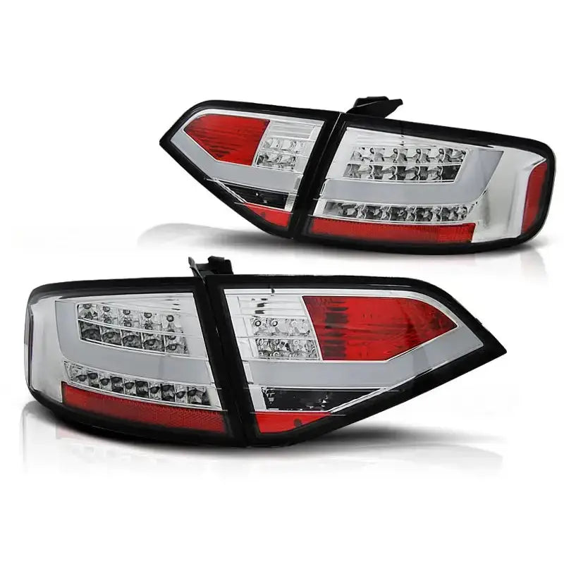 Baklykter Audi A4 B8 08-11 Sedan Chrome Led - 2