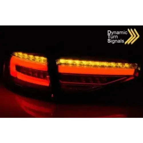 Baklykter Audi A4 B8 12-15 Sedan Black Led Seq Oem Led - 3