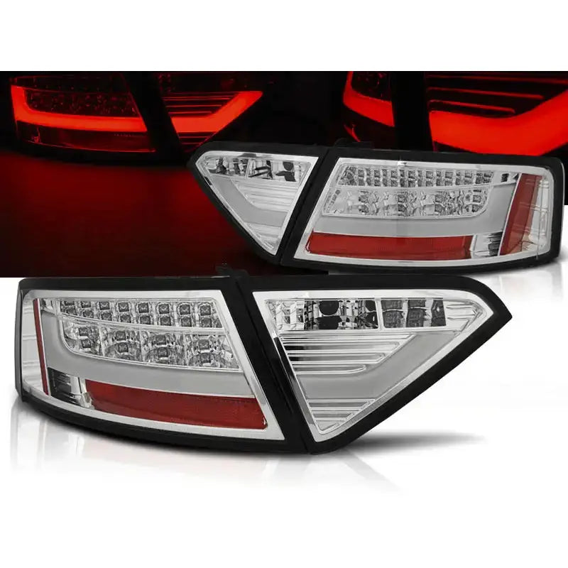 Baklykter Audi A5 07-06.11 Coupe Chrome Led Bar - 1