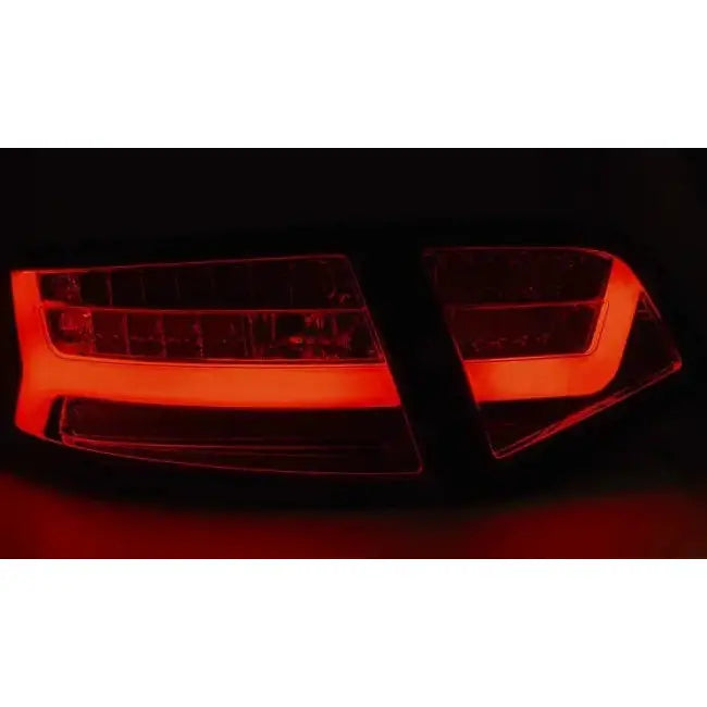 Baklykter Audi A6 08-11 Sedan Chrome Led Bar Seq - 3