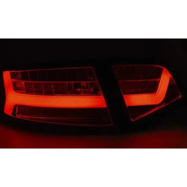 Baklykter Audi A6 08-11 Sedan Red Smoke Led Bar Seq - 3