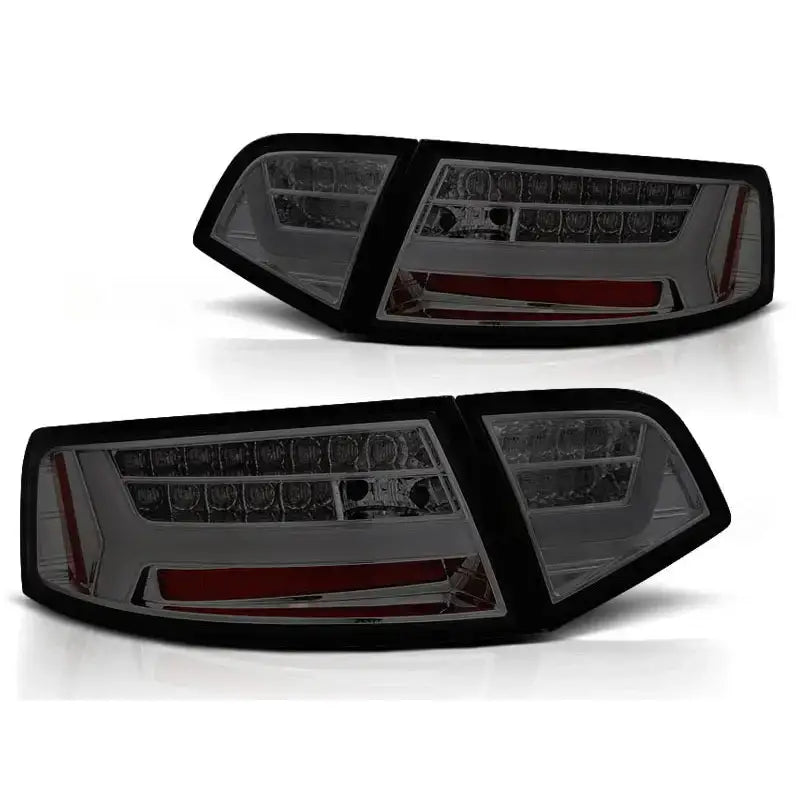 Baklykter Audi A6 08-11 Sedan Smoke Led Bar Seq