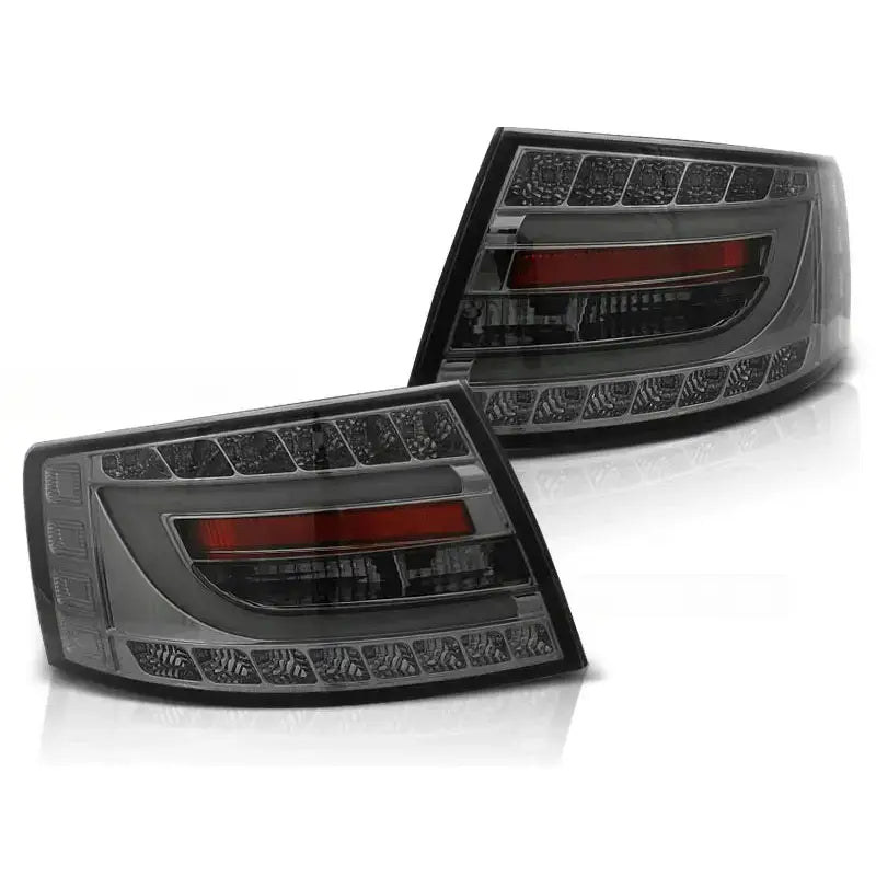 Baklykter Audi A6 C6 Sedan 04.04-08 Smoke Led 6pin - 2