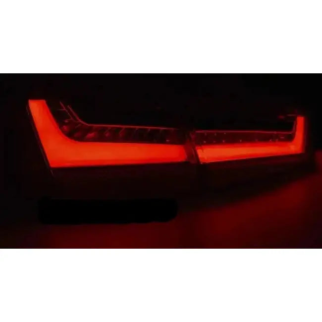 Baklykter Audi A6 C7 11-10.14 Red White Led - 3