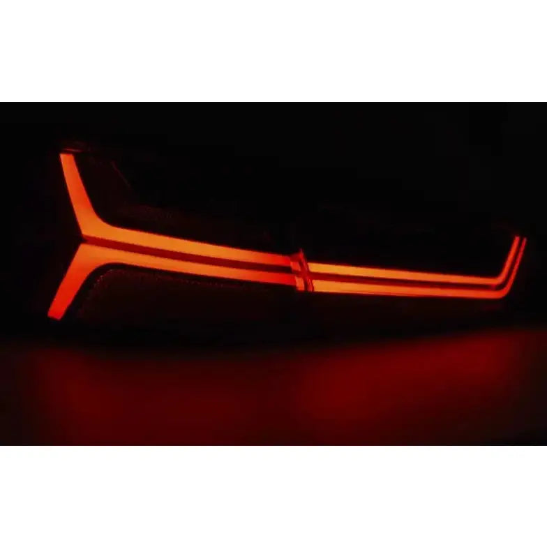 Baklykter Audi A6 C7 11-14 Limousine Red White Led Bar Seq - 4