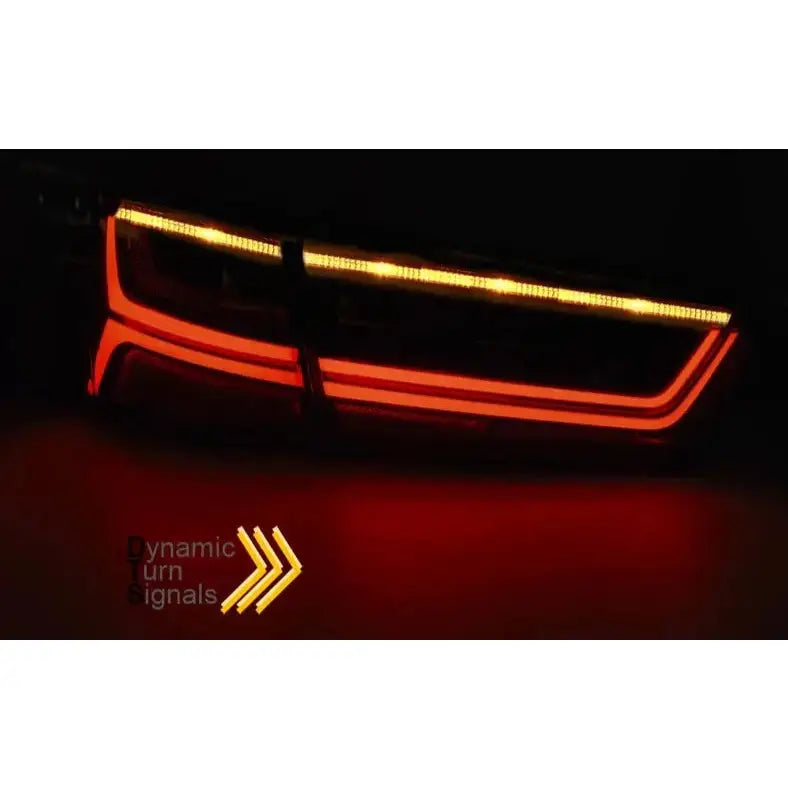 Baklykter Audi A6 C7 11-14 Limousine Smoke Led Bar Seq - 3