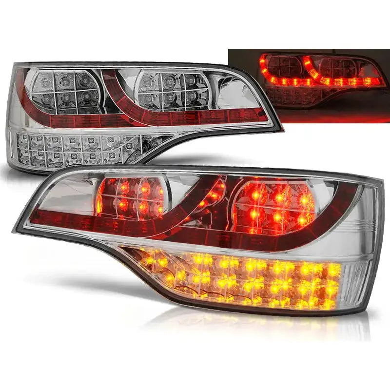 Baklykter Audi Q7 06-09 Chrome Led - 1