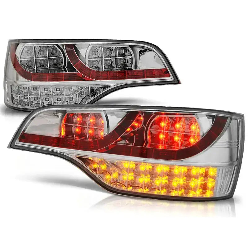 Baklykter Audi Q7 06-09 Chrome Led - 2