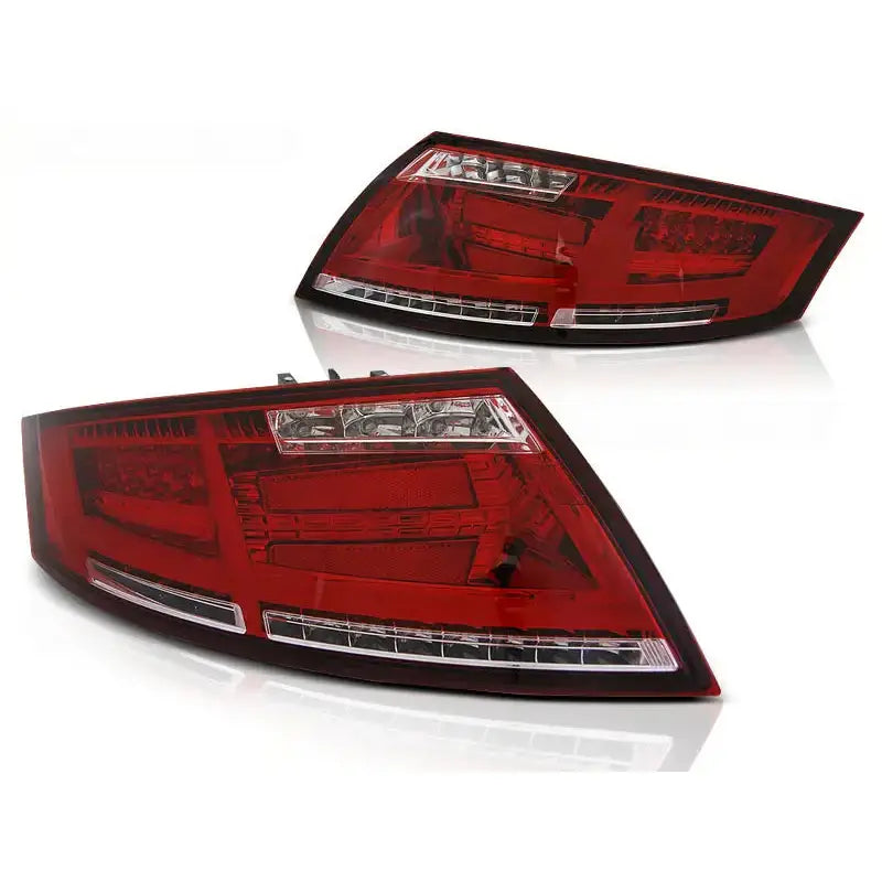 Baklykter Audi Tt 04.06-02.14 Red White Led Bar - 2