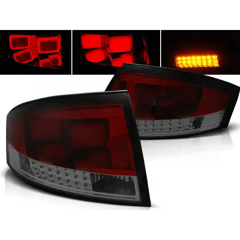 Baklykter Audi Tt 8n 99-06 Red Smoke Led - 1