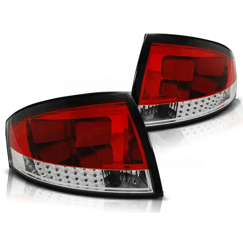 Baklykter Audi Tt 8n 99-06 Red White Led - 2