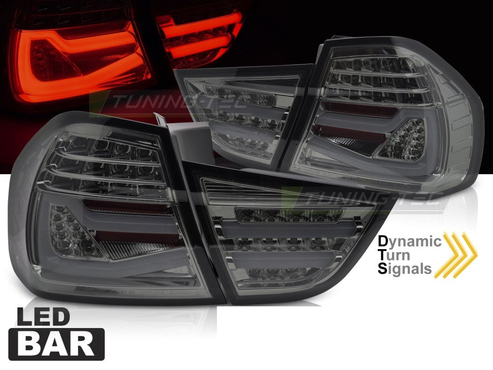 LED Bar baklykter BMW 3-Serie E90 2009–2011 smoke-tonet glass nærbilde