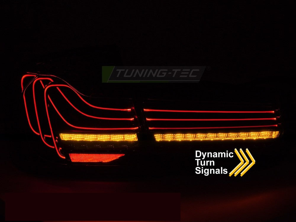 BMW 3-Serie F30 baklykt smoke med dynamisk sekvensiell LED-blinklys detalj