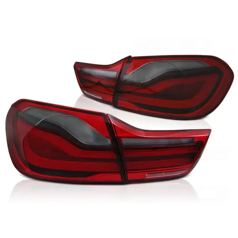 Baklykter Bmw 4 Serie 13-16 Red Smoke Led - 1