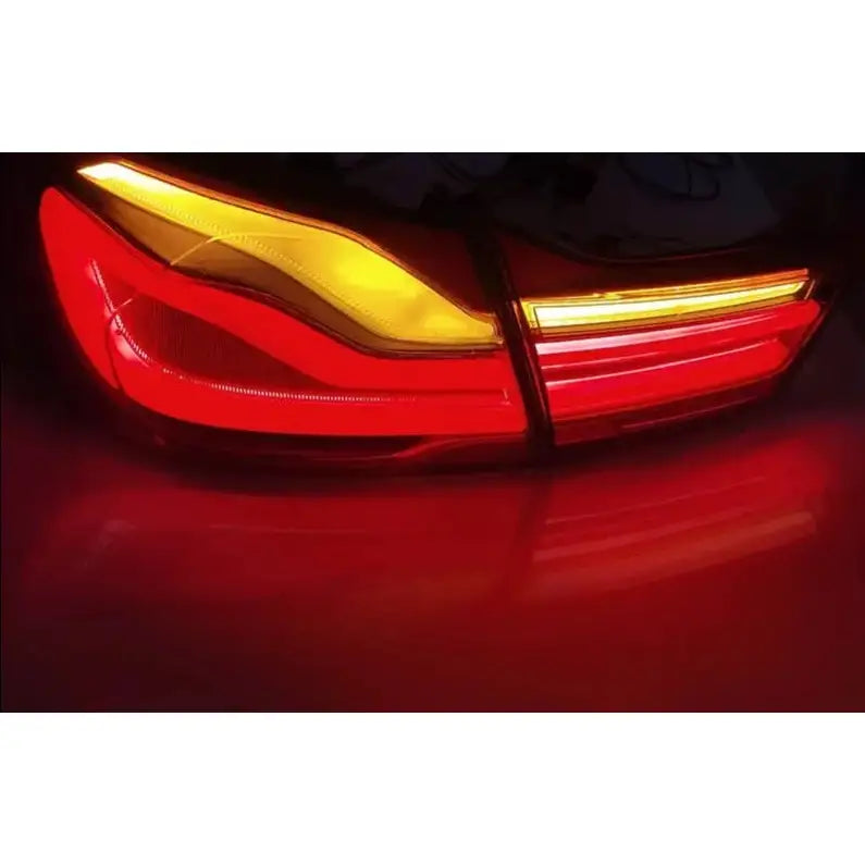 Baklykter Bmw 4 Serie 13-16 Red Smoke Led - 3